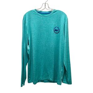Vineyard Vines Performance Long Sleeve Shirt Teal Green Men’s Size Medium